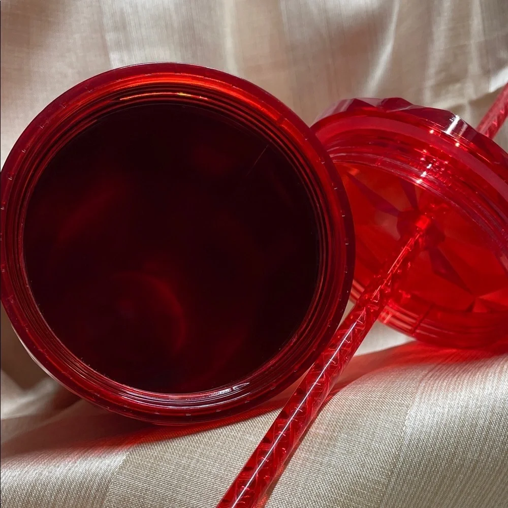 Starbucks Ruby Red Textured Tumbler